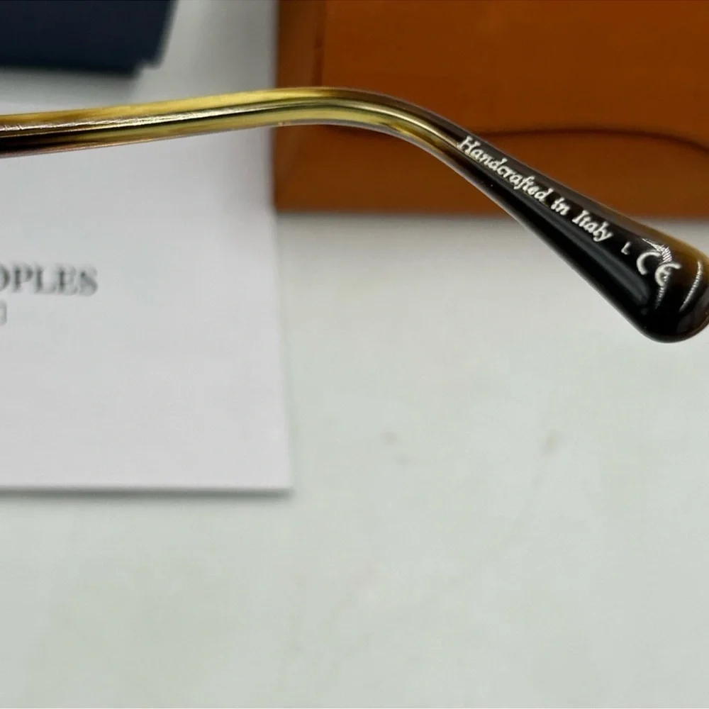 Unisex Gucci, Oliver Peoples Gregory Peck collaboration, eyeglasses made Italy